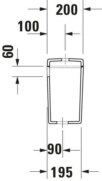 Duravit Starck 3 Spülkasten 3/6L mit Dual Flush, Anschluss unten links, weiß