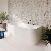 Vorschau: Villeroy&Boch Loop&Friends Square Duo Vorwand-Badewanne 180
