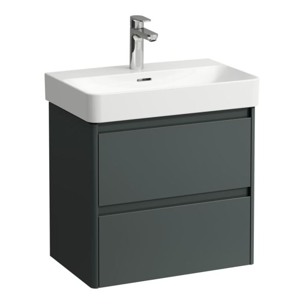 Laufen Base 2.0 Waschtischunterbau 57cm für Waschtisch compact Pro S H818959, verkehrsgrau H4112621082661