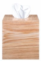 blomus WILO Kosmetiktuchbox, quadratische Form, oak 66438