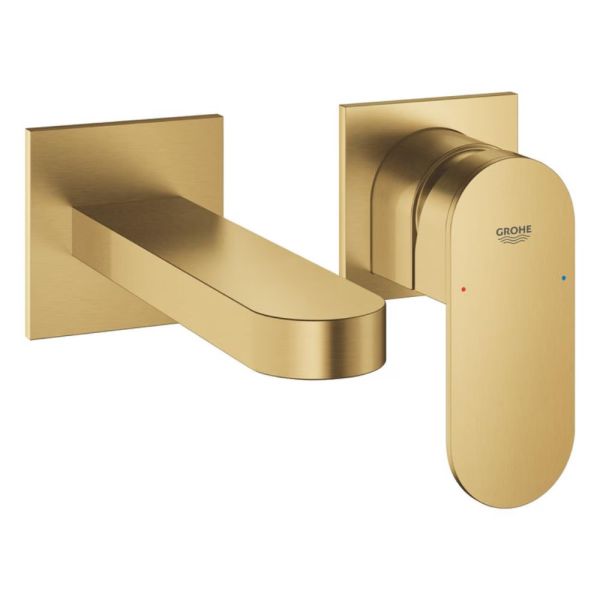 Grohe Plus 2-Loch-Waschtischbatterie Ausladung 147mm, cool sunrise gebürstet 29303GN4