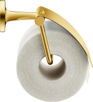 Vorschau: Duravit Starck T Papierrollenhalter mit Deckel, zum Schrauben/Kleben, gold 0099403400