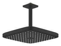 Vorschau: Grohe Tempesta 250 Cube Kopfbrauseset Deckenauslass 14,2cm, 9,5l/min, matt black