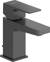 Duravit Manhattan Einhebel-Waschtischarmatur S Zugstangen-Ablaufgarnitur, schwarz MH1010001046 