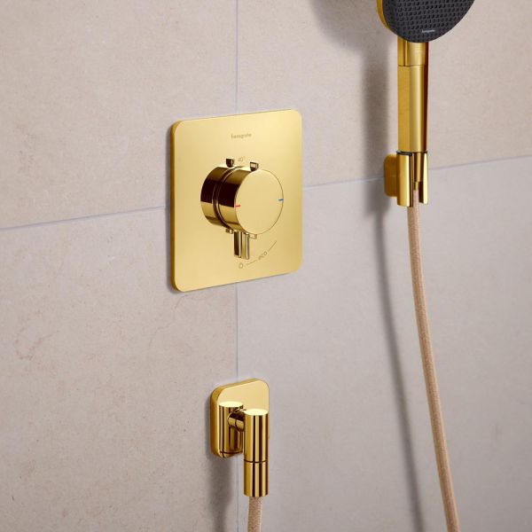 hansgrohe FixFit Fine Q polished gold optic 28884990