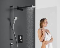 Vorschau: WimTec OCEAN S7 - 12 V elektronische Duscharmatur schwarz 128062 138924 