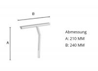 Vorschau: Smedbo Sideline Duschabzieher inkl. selbstklebenden Halter, chrom