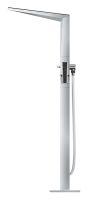 Vorschau: Grohe Allure Brilliant Wannenarmatur freistehend mit Vanilla Noir Ceasarstone Einlagen