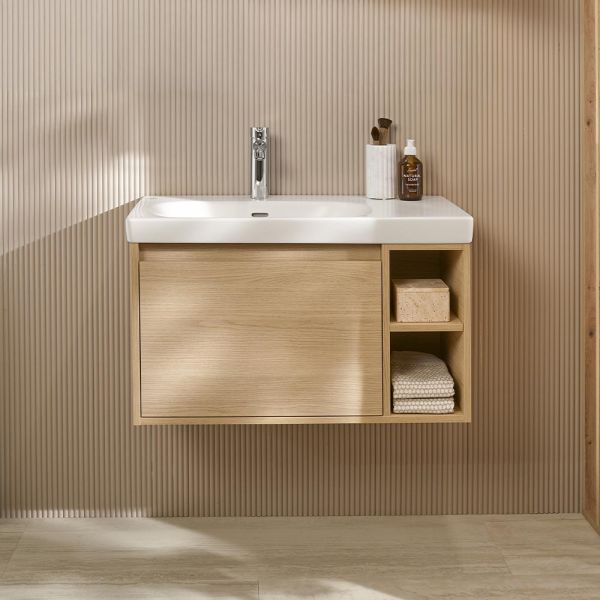 Villeroy&Boch Skyla Waschtisch 80x46cm, Ablagefläche rechts
