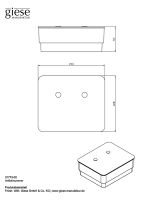 Vorschau: Giese WC-Uno Glasbehälter für Feuchtpapier, Standmodell, chrom