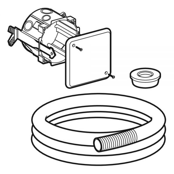 Geberit Rohbauset mit UP-Dose, für DuoFresh Modul