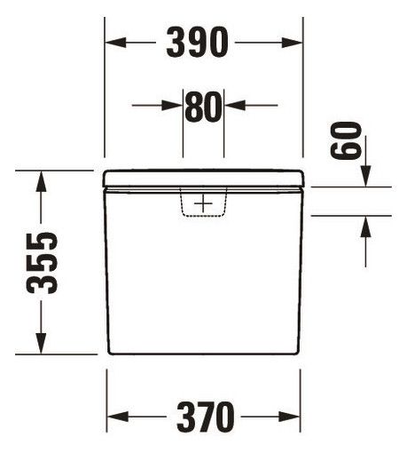 Duravit Duravit No.1 Spülkasten 3/6L mit Dual Flush, Anschluss rechts oder links, weiß