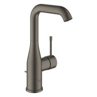 Grohe Essence Einhand-Waschtischbatterie schwenkbar, L-Size, hard graphite gebürstet