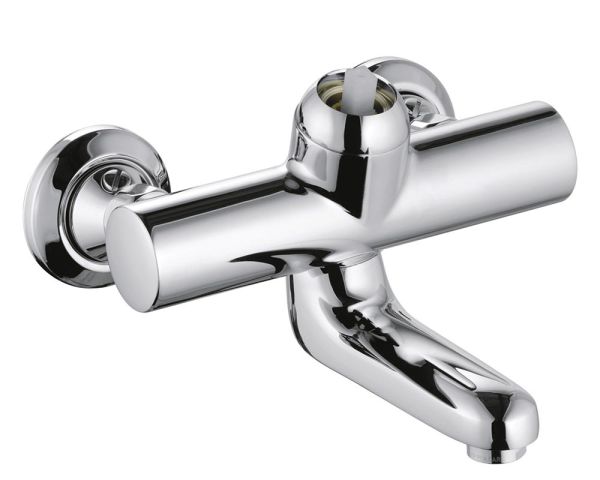 Kludi Provita Wand-Einhandmischer ohne Hebel, Ausladung 192mm, chrom 335310500