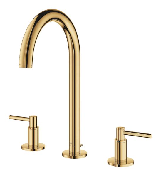 Grohe Atrio 3-Loch Waschtischarmatur L-Size mit Ablaufgarnitur