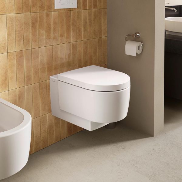 Duravit Balcoon Wand-WC 37x54cm, spülrandlos, DuraShield, weiß