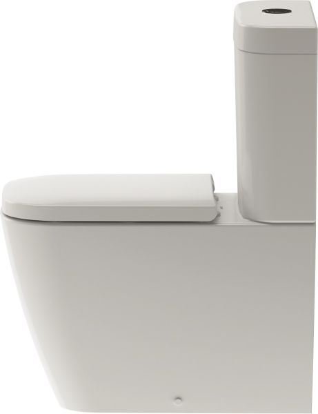 Duravit Happy D.2 Stand-WC für Kombination, Tiefspüler, HygieneGlaze, weiß