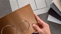 Vorschau: Geberit Sigma40 Betätigungsplatte für 2-Mengen-Spülung square
