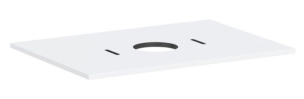 hansgrohe Xilesa E Konsole 78x55cm für Aufsatzwaschtisch ohne Hahnloch weiß matt 54275700 