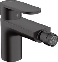 Hansgrohe Vernis Blend Einhebel-Bidetmischer mit Zugstangen- Ablaufgarnitur, schwarz matt 71210670