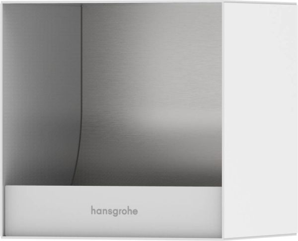 Hansgrohe XtraStoris Original Einbau Toilettenpapierhalter 150/150/140, weiß matt 56065700