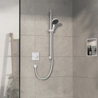 Vorschau: Hansgrohe ShowerSelect Comfort E Thermostat Unterputz, 1 Verbraucher, weiß matt