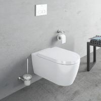 Vorschau: Duravit ME by Starck Wand-WC rimless Set mit SoftClose WC-Sitz, weiß 45290900A1