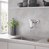 Vorschau: Grohe Eurosmart Spültischbatterie, Wandmontage, Ausladung 14,9cm, chrom