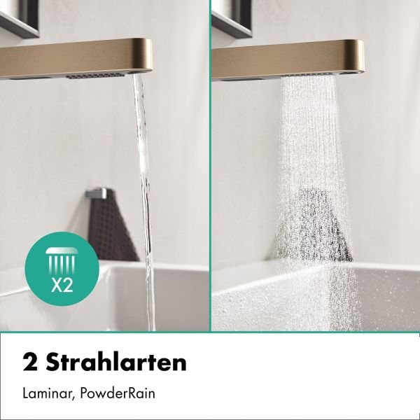 hansgrohe Finoris Waschtischarmatur 230, ausziehbar, 2 Strahlarten, brushed bronze