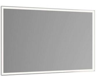 Keuco Royal Lumos Lichtspiegel mit Spiegelheizung, silber-eloxiert, 140x65cm