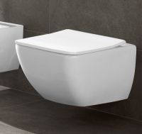 Vorschau: Villeroy&Boch Venticello Wand-Tiefspül-WC mit DirectFlush, inkl. WC-Sitz SlimSeat, Combi-Pack, weiß