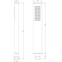 Vorschau: Gessi RETTANGOLO Handbrause, chrom