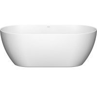 Vorschau: Duravit DuraKanto freistehende ovale Badewanne 148x75cm, weiß 700559000000000 