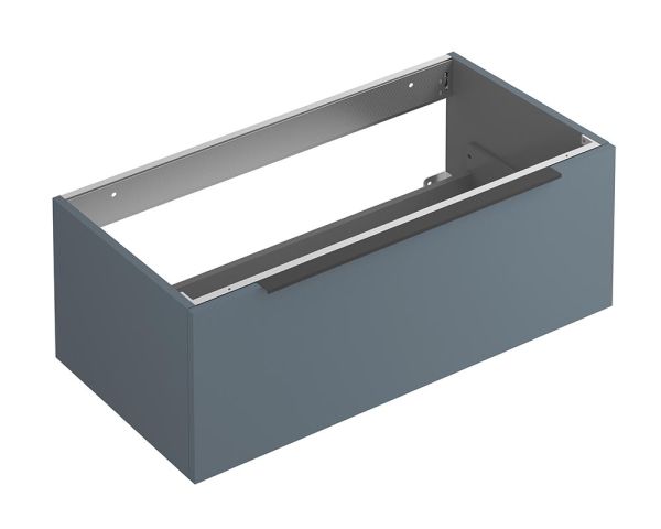 Kludi ICOS Waschtischunterschrank 100x50cm mit 1 Auszug, teal blue matt 50S100O3