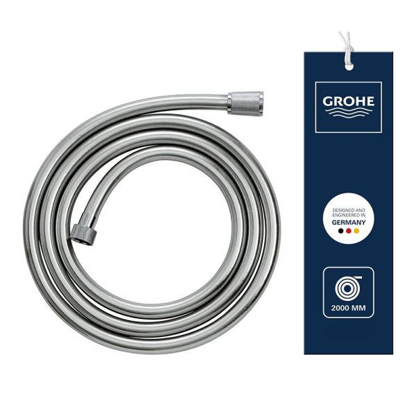 Grohe VitalioFlex Silver Brauseschlauch 2m mit ProGrip, chrom 1143360000 