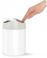 Vorschau: simplehuman Mini-Abfalleimer 1,5 Liter, weiß CW2079