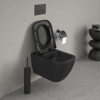 Vorschau: Duravit Happy D.2 WC-Sitz mit Absenkautomatik, abnehmbar, anthrazit matt