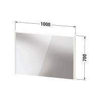 Vorschau: Duravit D-Code 2.0 Spiegel 100x70cm mit LED-Beleuchtung, weiß matt