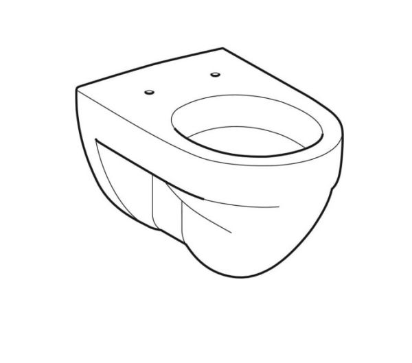 Geberit Renova Wand-WC Flachspüler, weiß 203140000_2