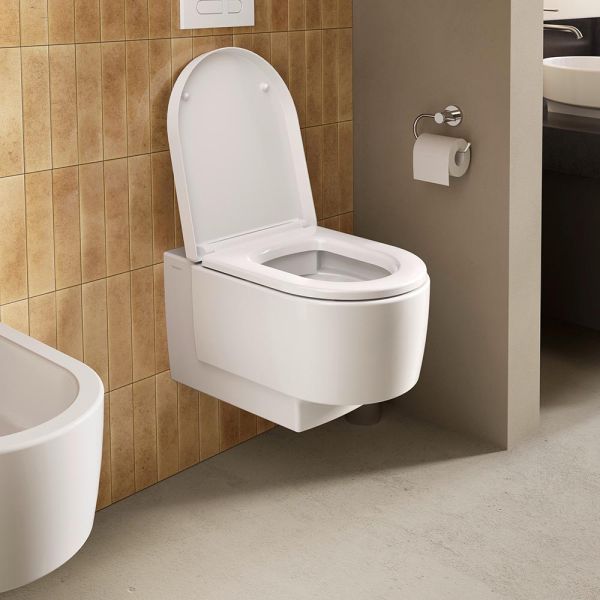 Duravit Balcoon Wand-WC 37x54cm, spülrandlos, DuraShield, weiß