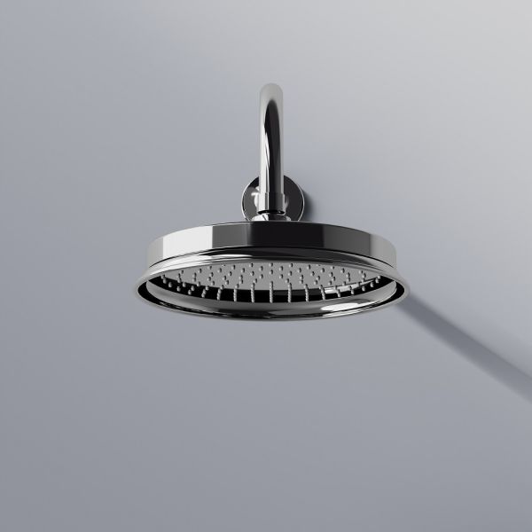 Steinberg Regenbrause mit Brausearm, Easy Clean Ø225mm