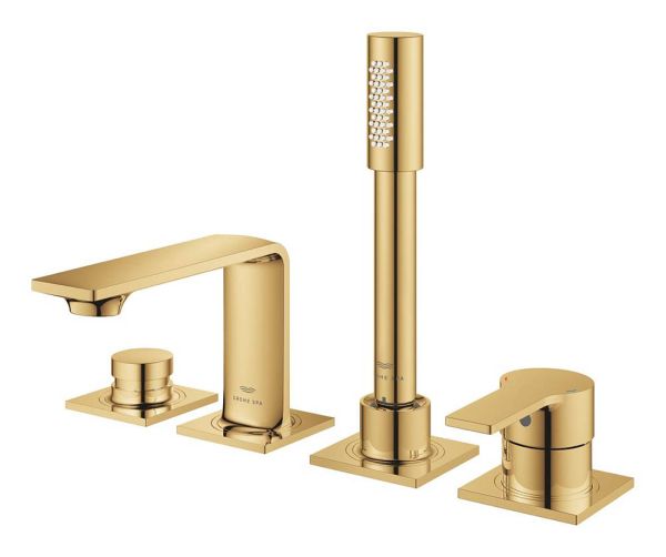 Grohe Allure 4-Loch-Einhand-Wannenrandarmatur mit Stab-Handbrause