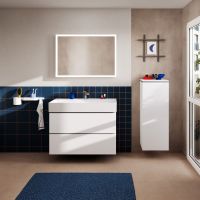 Vorschau: hansgrohe Xilesa E Unterschrank 98x47cm für Waschtisch mit 2 Schubkästen, Grifffuge