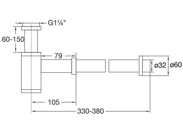 Steinberg Serie 100 Design-Siphon