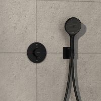 Vorschau: Hansgrohe ShowerSelect Comfort S Thermostat UP 2 Verbraucher schwarz matt 15554670