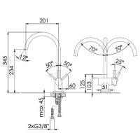 Vorschau: Steinberg Serie 100 Spültisch-Einhebelmischer-Batterie, matt black 1001400s