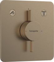 Vorschau: Hansgrohe DuoTurn Q Mischer UP 2 Verbr., bronze 75414140