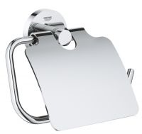 Grohe Essentials WC-Papierhalter mit Deckel, chrom