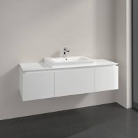 Vorschau: Villeroy&Boch Legato Waschtischunterschrank 140x50cm für Aufsatzwaschtisch, 3 Auszüge glossy white B68400DH1