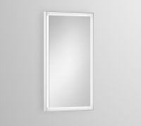 Alape Spiegel 45x80cm, 4-seitiges indirektes LED-Licht, mattweiß pulverbeschichtet SP.FR450.S1